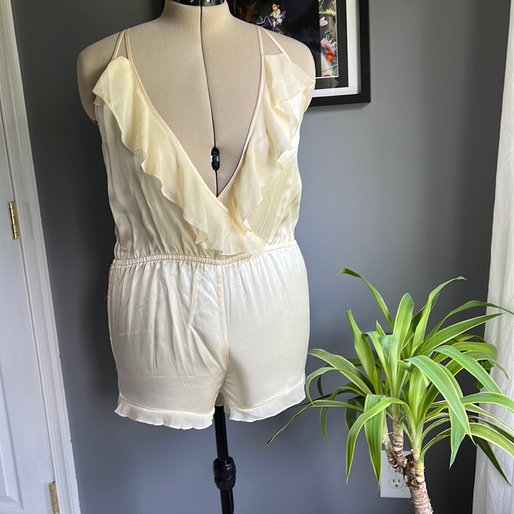 BHLDN: Sexy Silk Cream Onesie